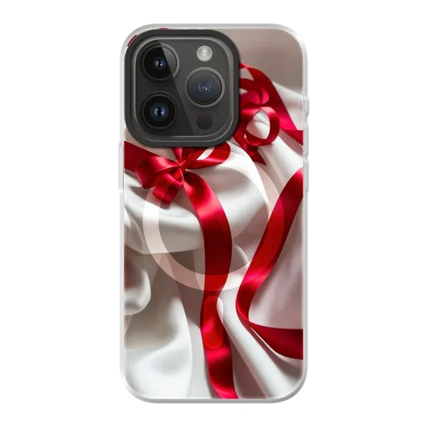 Silken Red Bow Design Case
