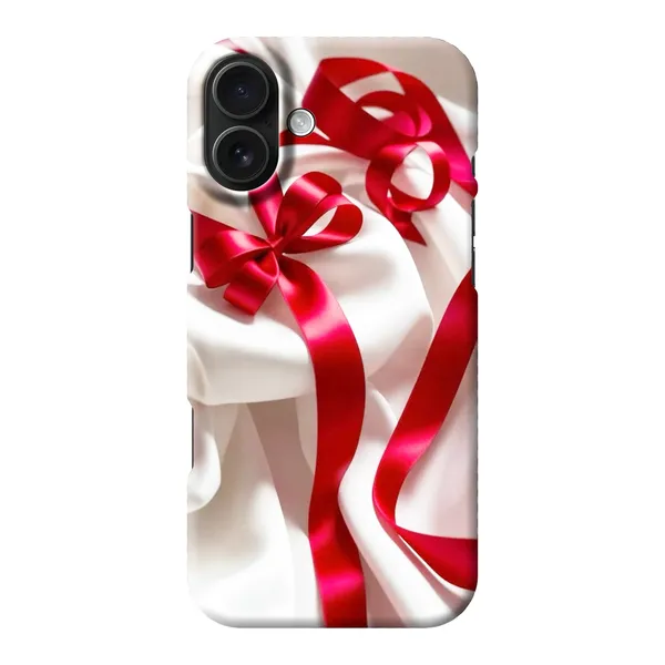 Silken Red Bow Design Case