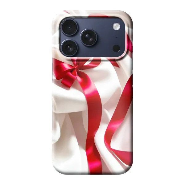 Silken Red Bow Design Case