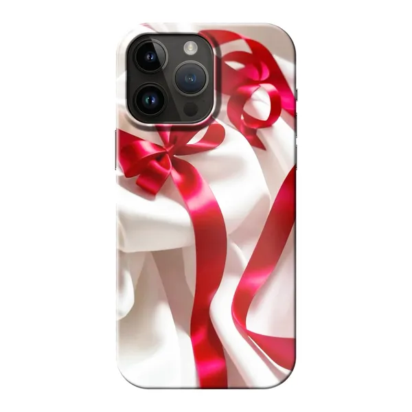 Silken Red Bow Design Case