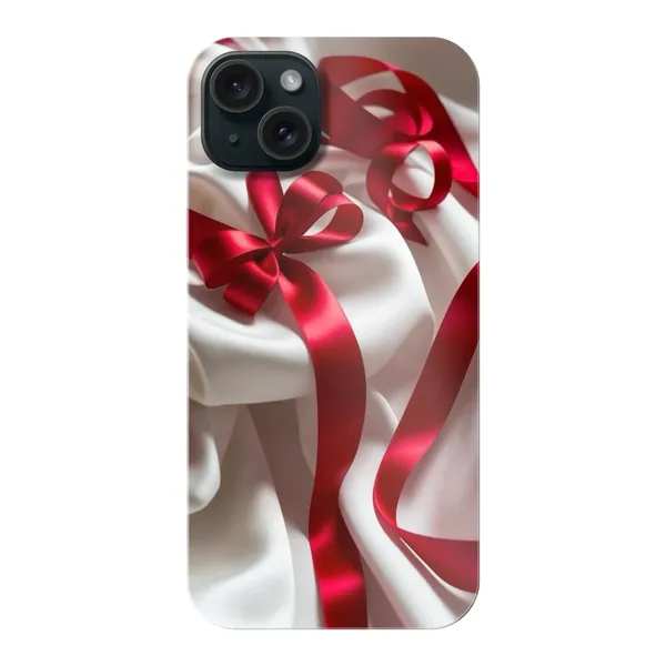 Silken Red Bow Design Case