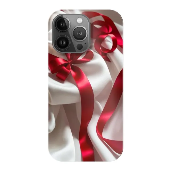 Silken Red Bow Design Case