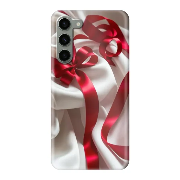 Silken Red Bow Design Case