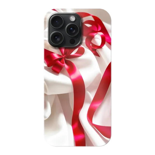 Silken Red Bow Design Case