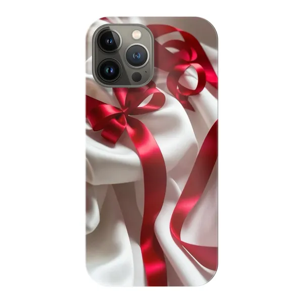Silken Red Bow Design Case