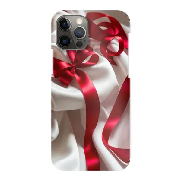 Silken Red Bow Design Case