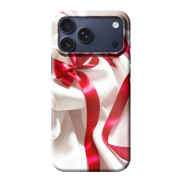 Silken Red Bow Design Case