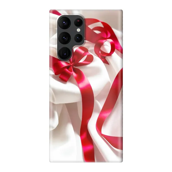 Silken Red Bow Design Case